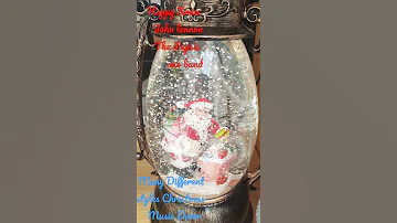Many Xmas  Santa's  Music Décor displays  /#shorts/#John Lennon Papstic Ono Band