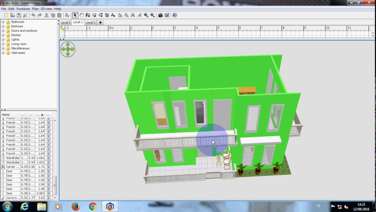 Contoh Desain Rumah Sederhana Sweet Home 3d YouTube