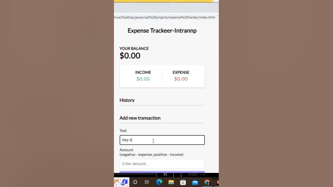 Expense Tracker Using Html Css And Javascript Source - vrogue.co