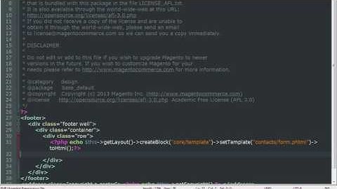 Add contact to footer/cms page | Magento 1.9