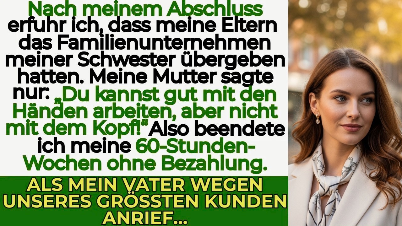 Nach drei Monaten Funkstille rief mich meine Mutter an: „Freya, wir brauchen dich. Das Restaurant geht unter." Genau die Frau, die vor versammelter Familie verkündet hatte, dass ich „nur gut mit...