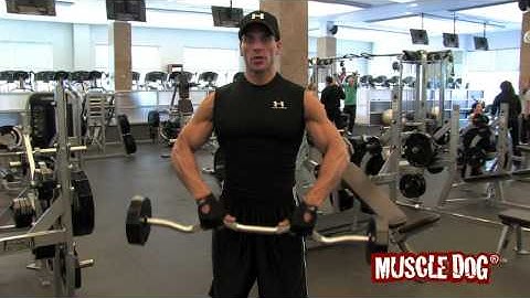 MuscleDog.com Presnts: EZ Bar Upright Rows