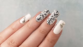 🌸Spring Florals Nail Art (Born Pretty Store Stickers & Stamping Plate) - femketjeNL screenshot 4