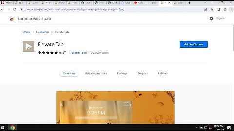 Elevate Tab browser-hijacking extension removal.