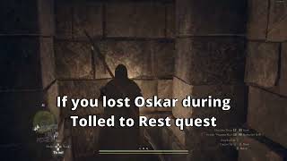 Tolled to Rest: Oskar Disappearing Fix | Dragon's Dogma 2