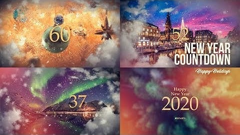 New Year Countdown 2020 — After Effects Template