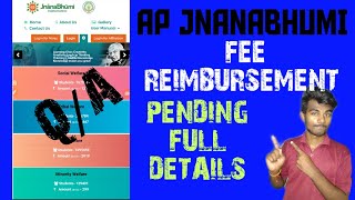 AP JNANABHUMI FEE REIMBURSEMENT PENDING FULL CLARIFICATION (TELUGU) BY MANOTECHINTELUGU 2020 || PMK