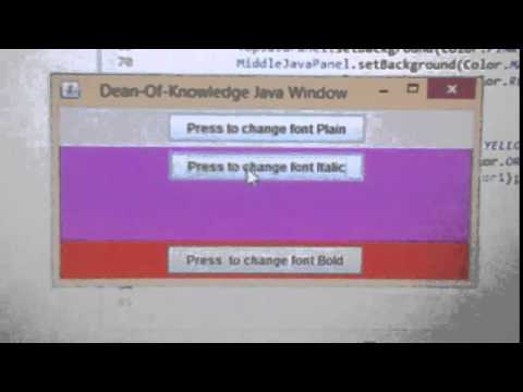 Panel Colour Java GUI