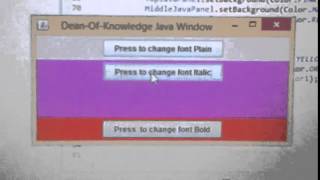 Panel Colour Java GUI