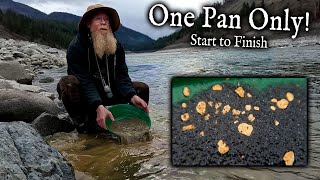 Gold Panning, Start to finish, no stops, no cuts, no edits. by Dan Hurd 141,894 views 3 months ago 11 minutes, 21 seconds