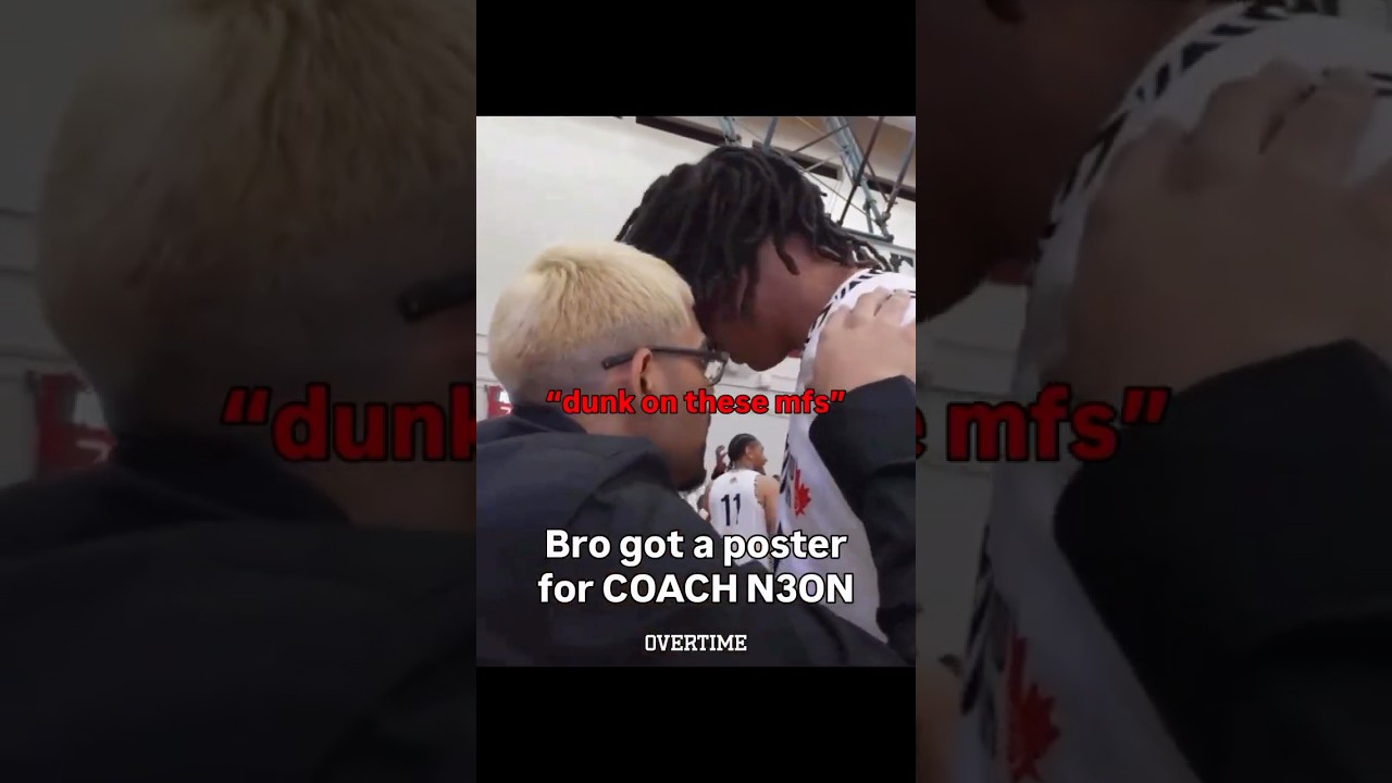ISAIAH HAMILTON CALLED HIS POSTER BEFORE THE GAME 🤯 @N3on
