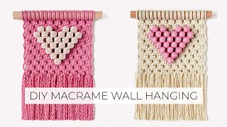 DIY MACRAME WALL HANGING - Berry Knot HEART | How to macrame | Step by step tutorial Wealth