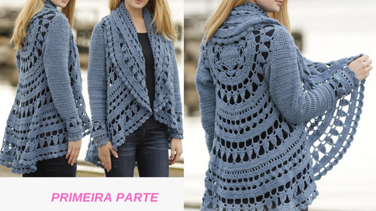 casaco feminino croche