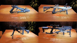 Comparison between Cobra R9 - RX - RX ADDER and SIEGE 300 crossbows