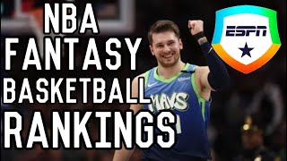 Reacting to ESPN NBA Fantasy Basketball Rankings My Rankings From Last Season