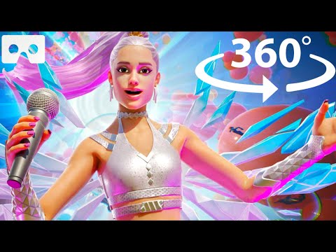 360° Ariana Grande Live in Game CONCERT | THE RIFT TOUR Event Fortnite in VR