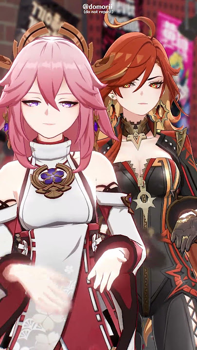 Mavuika & Yae Miko 下個,路口,見〖原神 : Genshin Impact MMD〗#mavuika #yaemiko