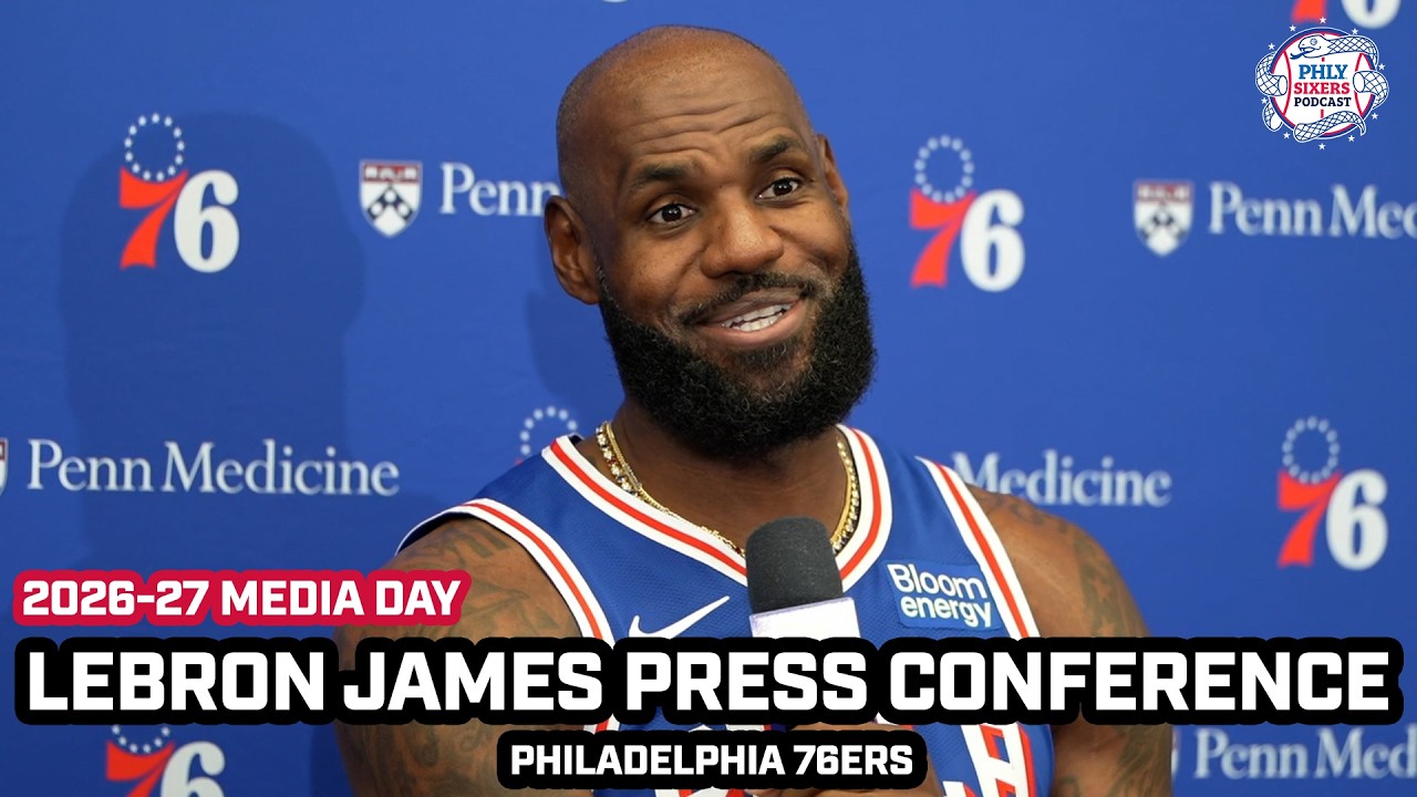 LeBron James Media Day Introductory Sixers Press Conference