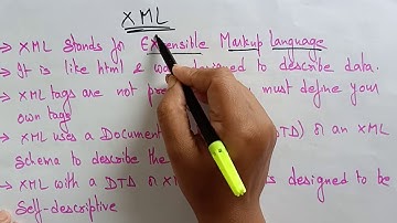 Extensible Markup Language | XML | WT | Web Technology | Lec-21 | Bhanu Priya