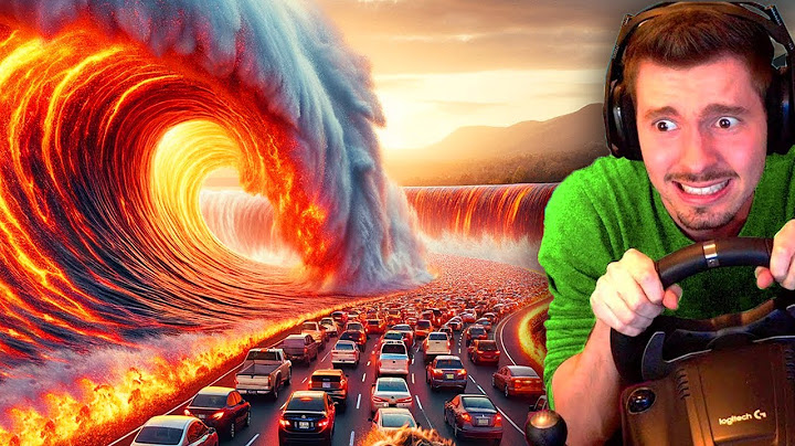 ENTREI numa INUNDAÇÃO DE LAVA no BeamNG Drive