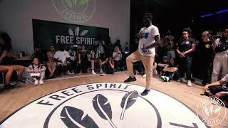 Free Spirit Festival 2018  Native Drums Final  Malkom Vs Candyman