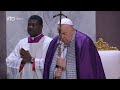 Messe des cendres 2024 prside par le pape franois