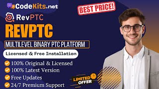 [Latest & Original] RevPTC - Multilevel Binary PTC Platform (Lowest Price)