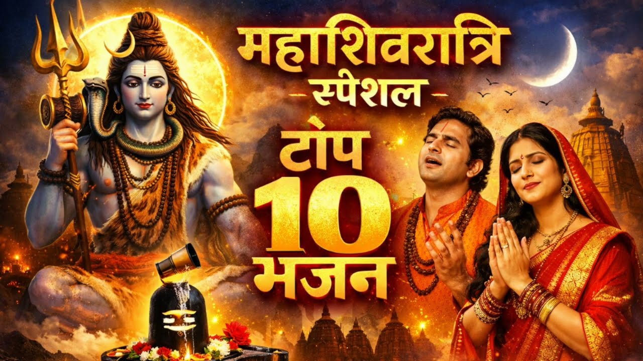महाशिवरात्रि स्पेशल 🔱 Top 10 शिव भजन | Nonstop Bhakti | #Mahashivratri