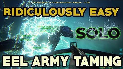 Ridiculously Easy Eel solo taming : Electrophorus