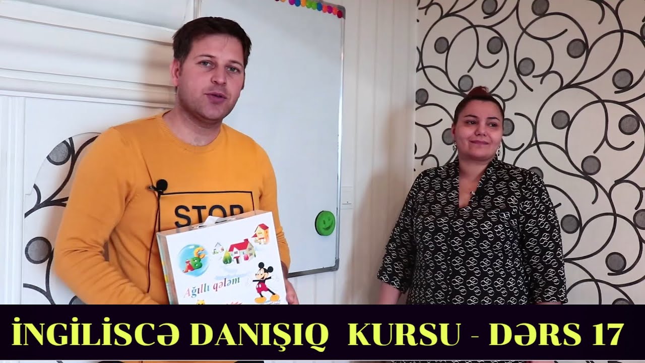 İngiliscə danışıq  kursu  - 17 ci dərs  - Present Continuous Tense / İndiki Davamedici Zaman