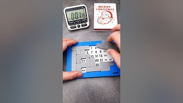 Solved twice in 10 minutes #puzzle #calendar #challenge