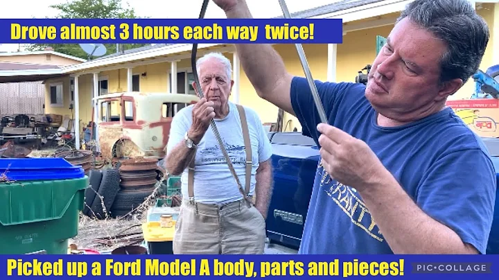 Picking up Ford Model A body, parts and pieces, th...