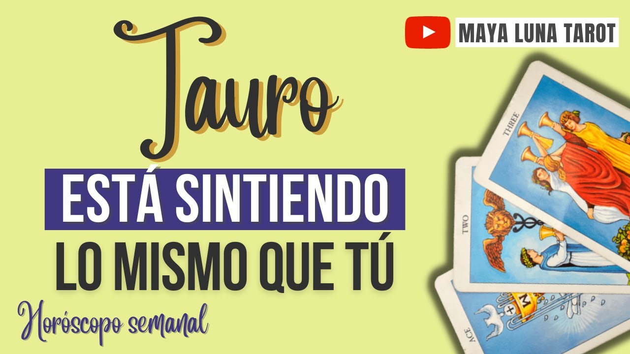 TAURO 💖 ¡EL UNIVERSO TE ESCUCHÓ! ESTO SE PONDRÁ MEJOR DE LO QUE ...