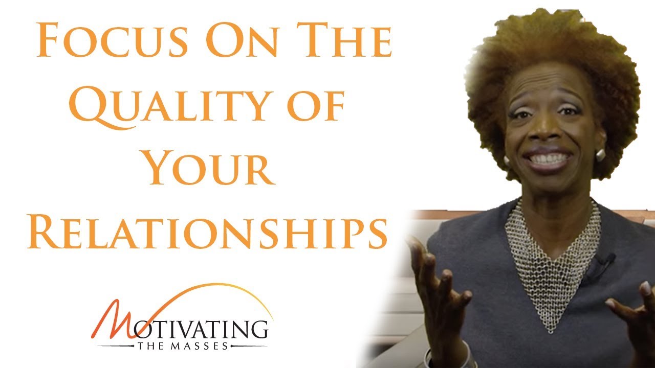 ⁣Focus On The Quality of Your Relationships - Lisa Nichols