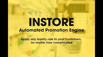 Create any loyalty rule to your customers with INSTORE’s Automated Promotion Engine