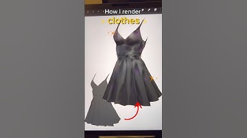 How i render ✨ Clothes ✨ #tuto #tutorials #tutorialyoutube #shorts #practice #tips #study #clothes