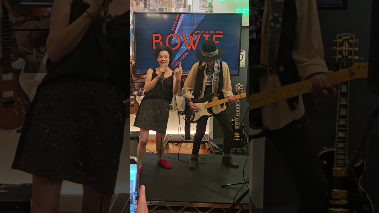 Earl Slick & Camille O’Sullivan performing Heros