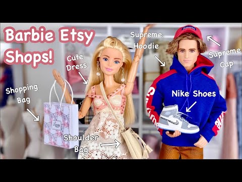 Barbie ETSY Shop Reviews! Super Realistic Doll Clothes & Accessories! Barbie Doll Etsy Haul!