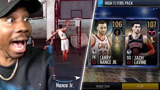 PULLING 107 OVR HIGH FLYERS IN PACK OPENING! NBA Live Mobile 19 Season 3 Ep. 138