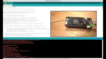 TinyML person detection project with Arduino, TensorFlow and Mbed OS
