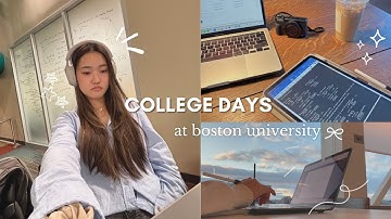 days in my life 📓🖇️ uni vlog at Boston University