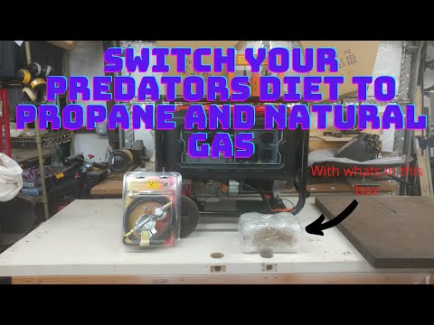 Convert Predator 8750 generator to run on propane and natural gas