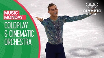 Adam Rippon performs to Coldplay & Cinematic Orchestra at PyeongChang 2018 | Music Monday