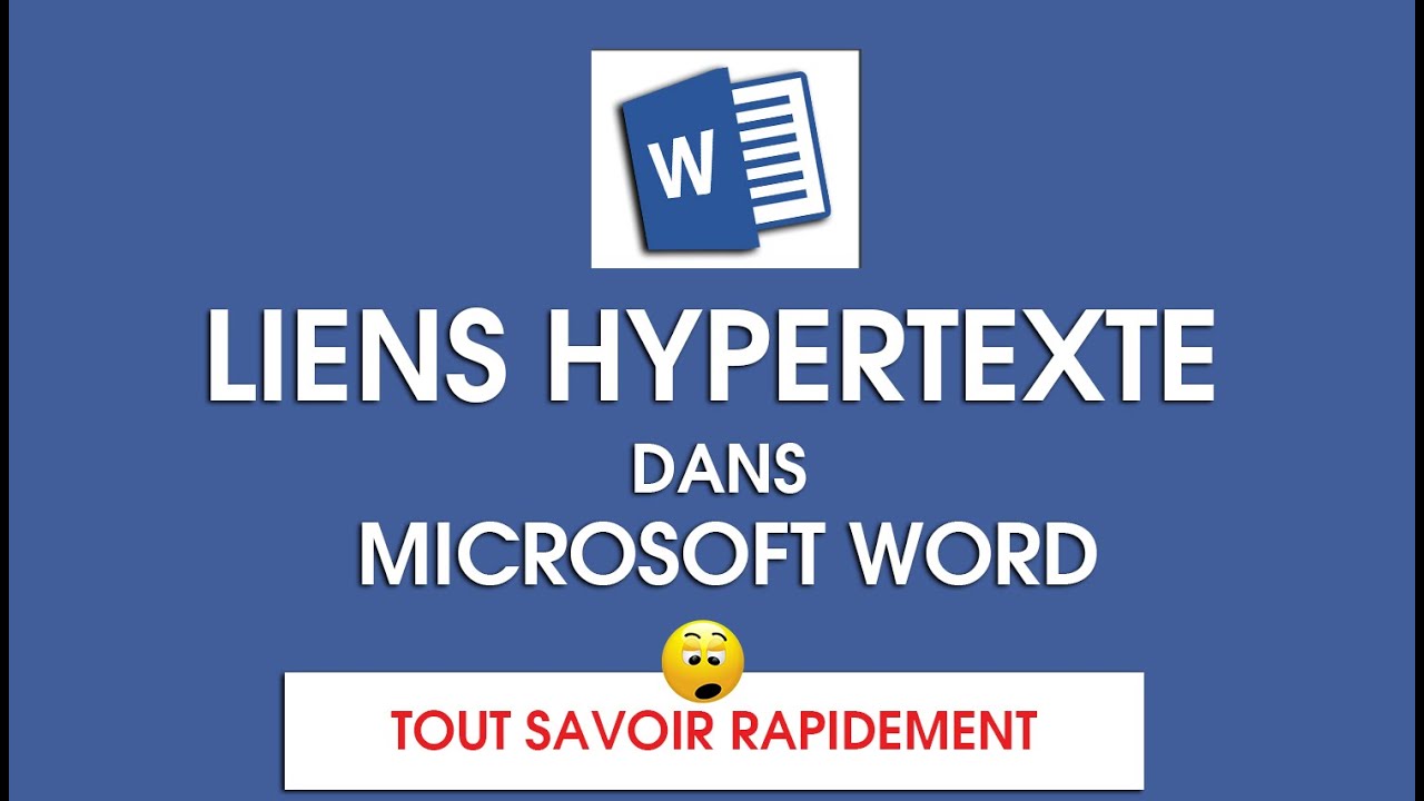New Update Comment créer un lien hypertexte dans Microsoft Word.