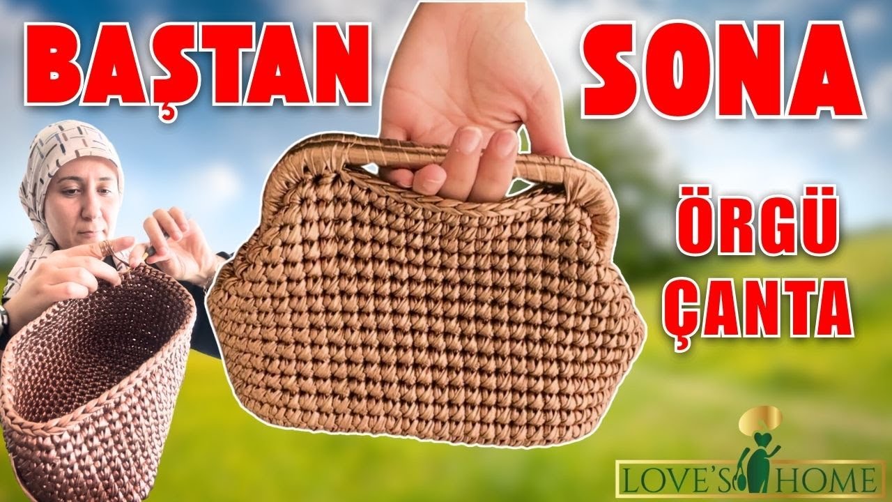Baştan Sona Burslu Örgü Çanta! Nasıl Yapılır?
