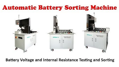 Automatic Battery Sorting Machine