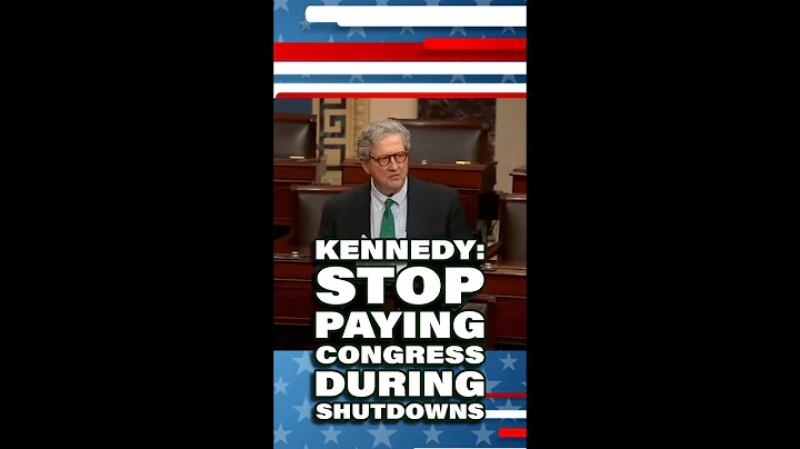 Kennedy on U S  Senate floor Stop paying Members of Congress during government shutdowns