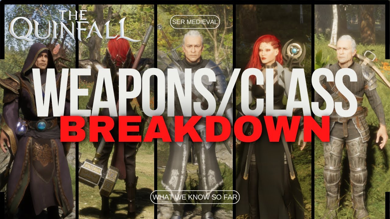 The Quinfall MMORPG  ► CBT 2 Class Overview Guide - All Skills & Subclasses We've Seen So Far (2024)