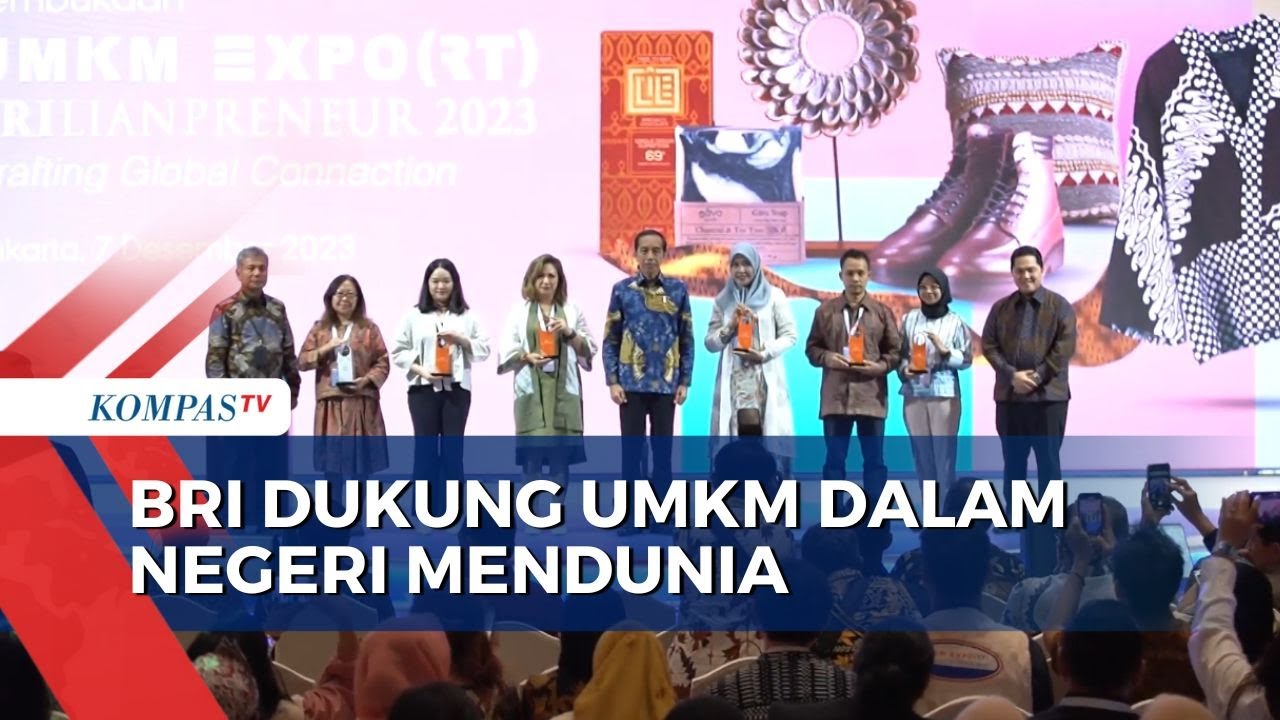 Usung Tema Crafting Global Connection BRI UMKM EXPORT BRILIANPRENEUR 2023 Sukses Digelar