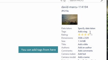 How to Add Tags to Photos in Windows 10